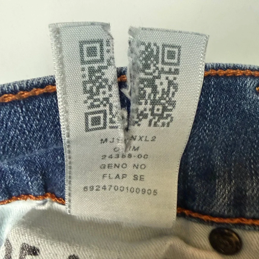 True Religion Jeans Mens 28 Blue Geno Relaxed Slim Medium‎ Wash Horseshoe 28x33